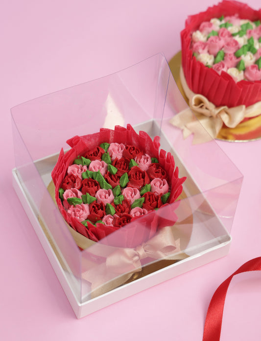 Mini Cake Bouquet (Red & Pink)