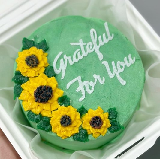 Mini Mother's Day Sunflower Cake