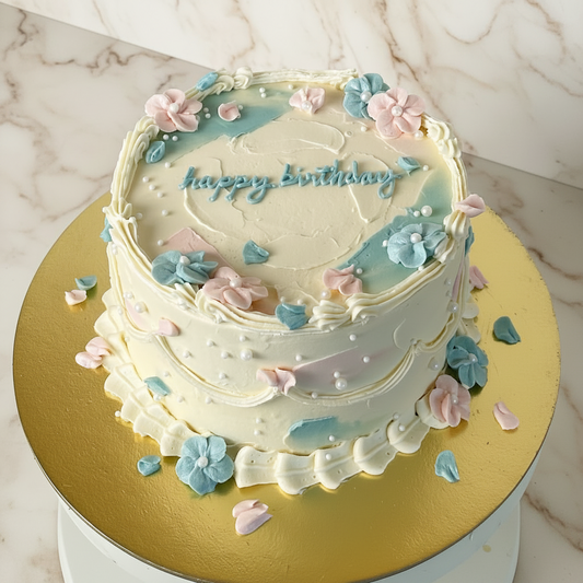 Blush & Blue Reverie Cake