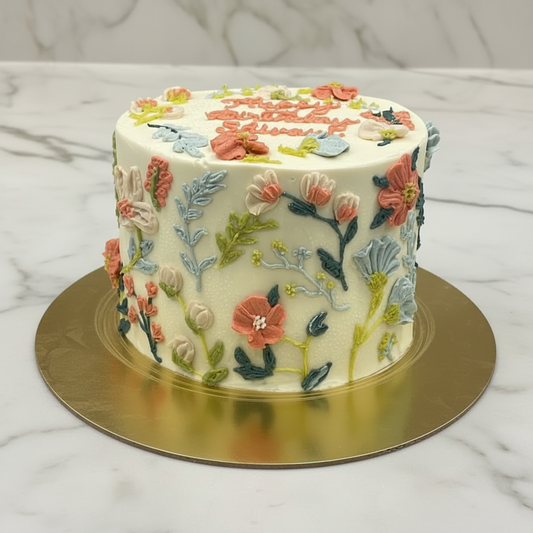 Coral Meadow Cake