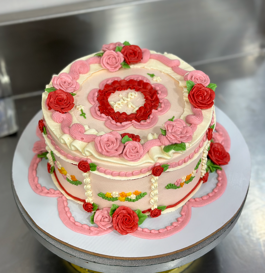 Rose Lambeth Cake