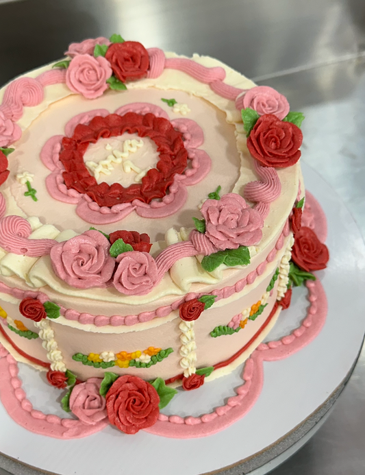 Rose Lambeth Cake