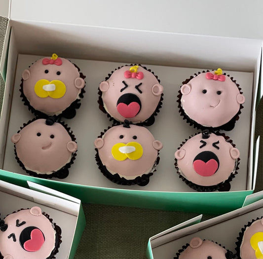Baby Face Cupcakes (Box of 6)