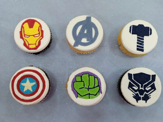 Superhero Cupcakes (Box of 6)