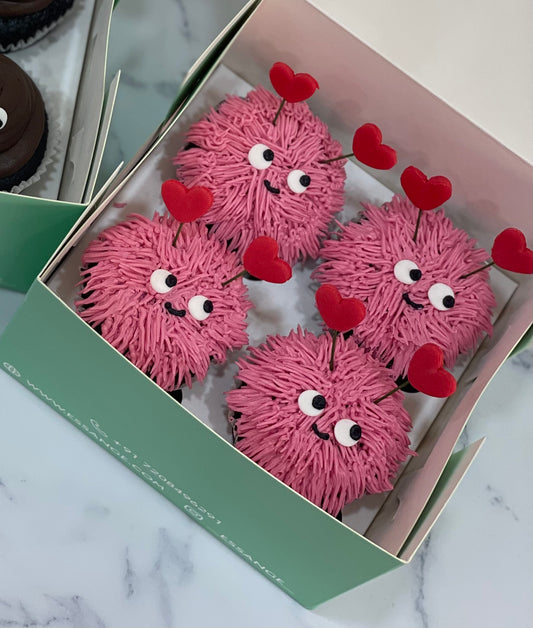 Love Bug Cupcakes (Box of 6)