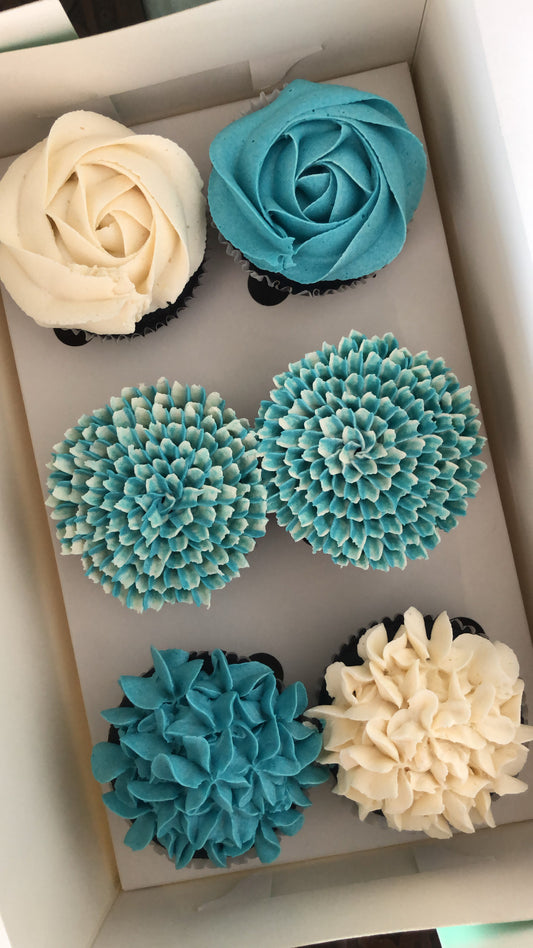 Floral Cupcakes (Box of 6)