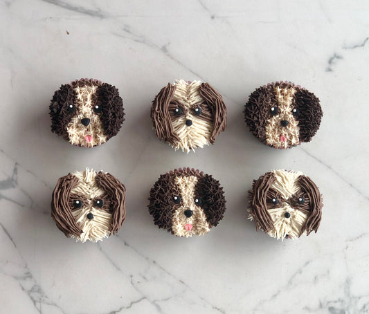 Puppy Cupcakes (Box of 6)