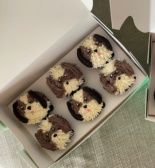 Puppy Cupcakes (Box of 6)