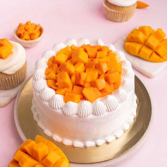 Mango & Cream Cake