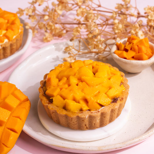Mango & Belgian Chocolate Tart