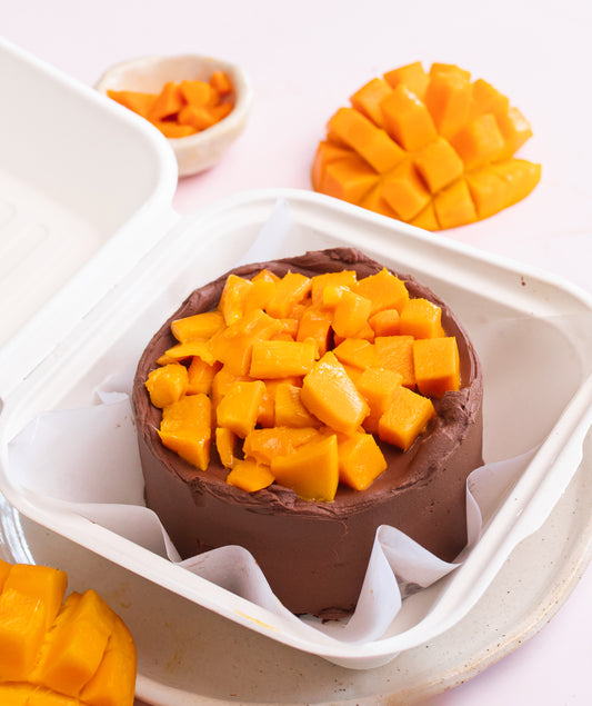 Mango & Belgian Chocolate Lunchbox Cake