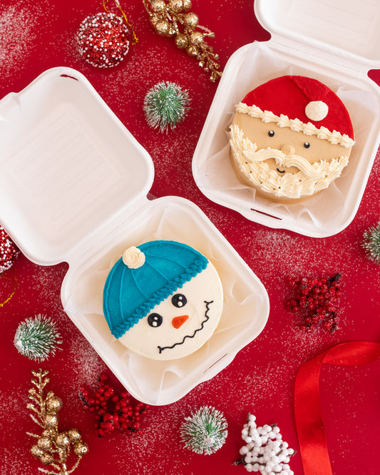 Snowman Lunchbox Cake