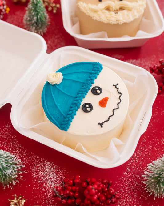 Snowman Lunchbox Cake