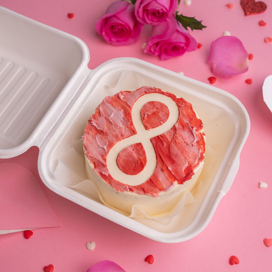 Infinity Symbol Lunchbox Cake